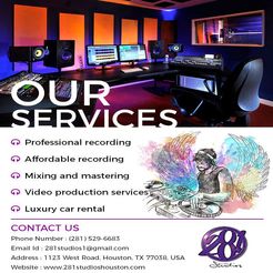 281 studios | Cheap recording studio in Houston - Houston, TX, USA