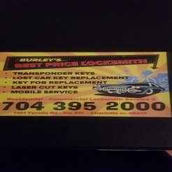 Burley's Best Price Locksmith - Charlotte, NC, USA Burley's Best Price Locksmith - Charlotte, NC, USA