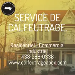 Calfeutrage apex Caulking Calfeutrage apex Caulking