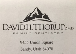 David H. Thorup, DMD - Sandy, UT, USA David H. Thorup, DMD - Sandy, UT, USA