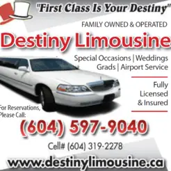 Destiny Limousine Ltd - Surrey, BC, BC, Canada