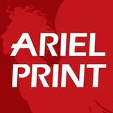 Ariel Printing logo – experts in label printing Adelaide and custom label printing services.