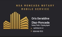 NSA Moncada Mobile Notary Service - Mount Holly, NJ, USA
