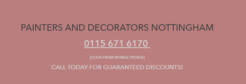 Painters and Decorators Nottingham - Nottingham, Nottinghamshire, United Kingdom