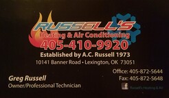 Russell\'s Heating & Air-Conditioning - Lexington, OK, USA
