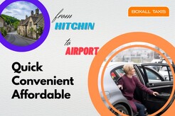 Taxis: Hitchin to Luton Airport - Hitchin, Hertfordshire, United Kingdom