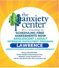The Anxiety Center at Renew Counseling of Lawrence - Lawrence, KS, USA The Anxiety Center at Renew Counseling of Lawrence - Lawrence, KS, USA
