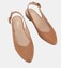 Elegant nude ballet flats for women with a classic round toe and bow detail â perfect ballerina flat